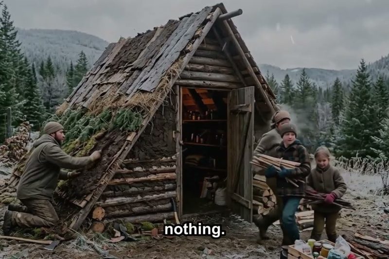 They Mocked His A-Frame Built From Dead Timber — By January His Family Lived While the Town Froze