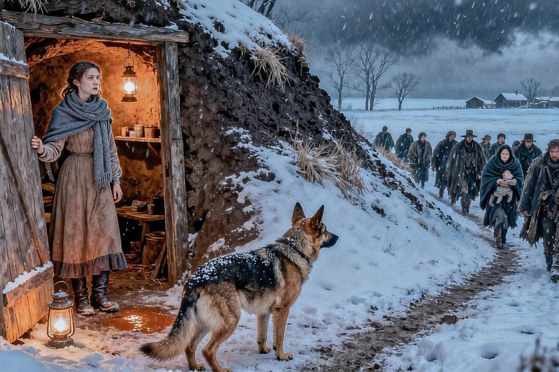 Widow Noticed Her Dog Digging at a Frozen Hill—Then She Built an Underground Cave for $12 to Survive