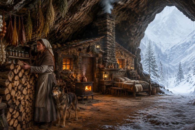 Exiled Before Winter, She Built a Stone Cabin in a Cave—Worst Blizzard in 80 Years Couldn’t Break It