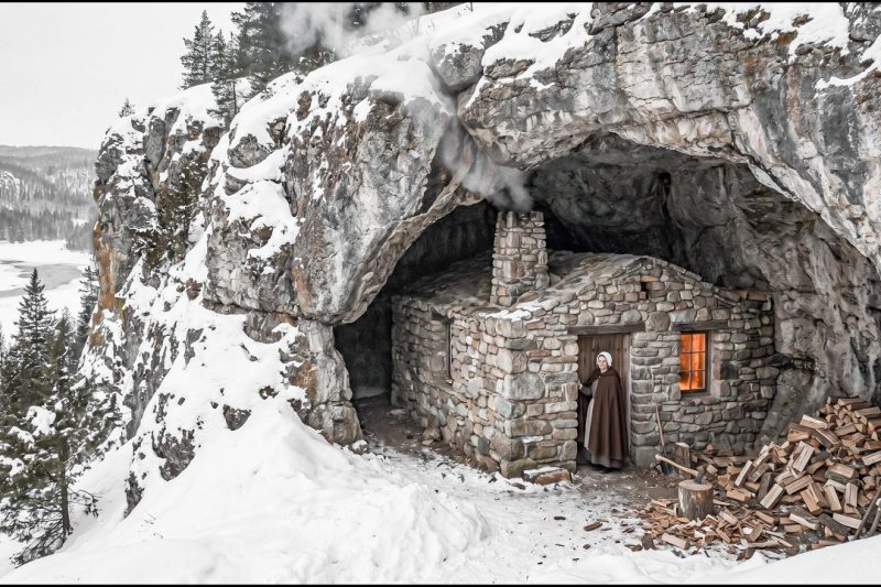 She Built a Stone Cabin Deep Inside a Cave — The Firewood Lasted Through Every Blizzard