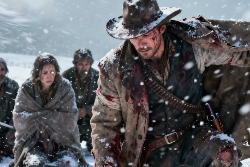 They Were Freezing and Hungry | Then a Wounded Cowboy Made a Promise That Changed Their Lives