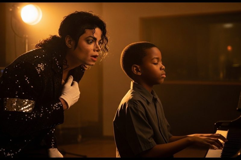 A Blind 11 Year Old Played Michael Jackson’s Melody Back From Memory — Michael Froze and LEFT the Ro