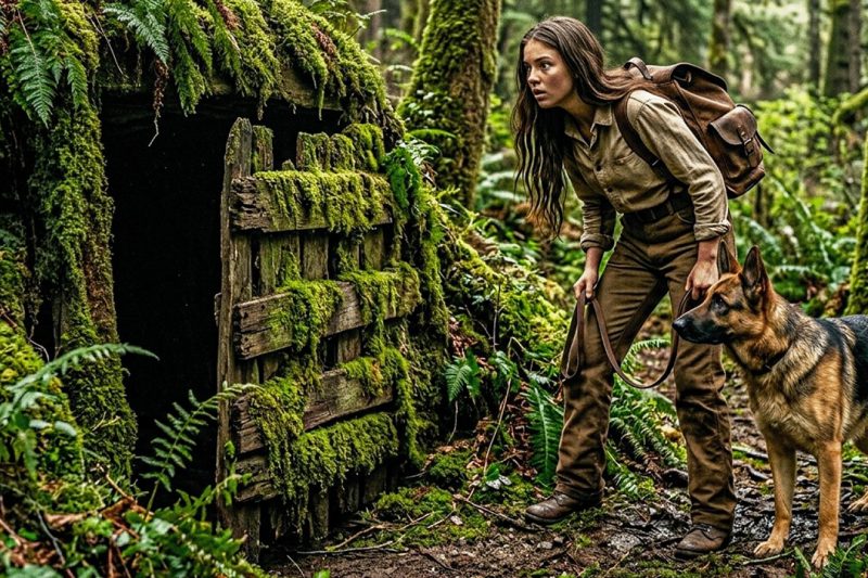 Thrown Out at 17, She and Her Dog Discovered a Sealed Forest Cave — What She Built Saved Their Lives