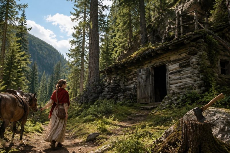 Cast Out With Nothing, She Bought a Dead Outlaw’s Shack for $3—He Left Everything Behind