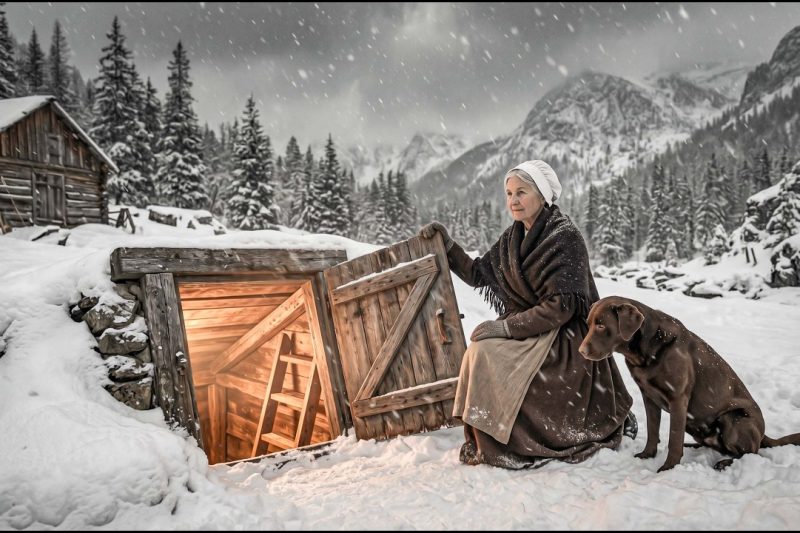 She Built a Hidden World Beneath the Earth Without Telling Anyone — Then Winter Arrived :