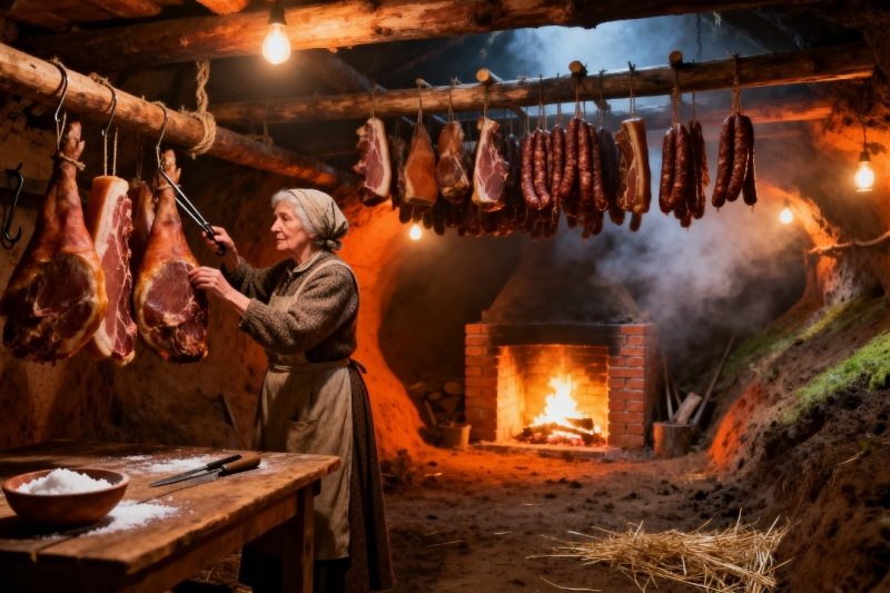 Thrown Out With Nothing, A Grandmother Built a Smokehouse Into the Hill—It Fed Her Family All Winter