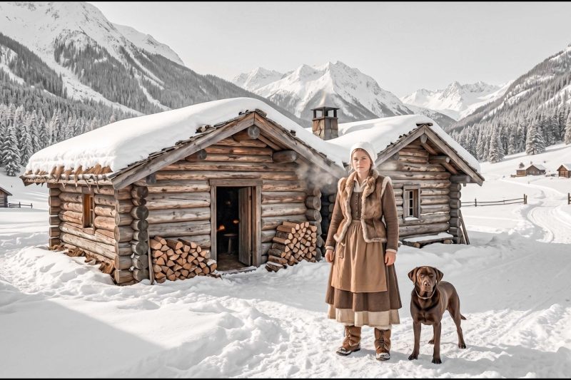 Everyone Asked Why She Built Two Separate Cabins — Until the Space Between Them Stayed 50° Warm