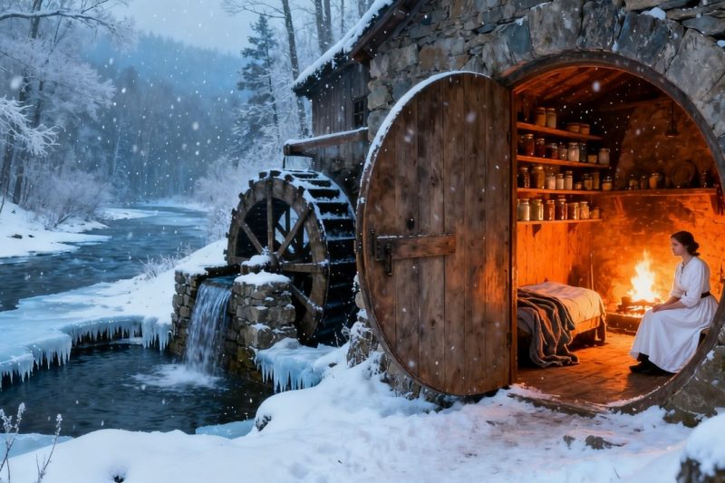 Parents In Law Kicked Her Out, She Bought a Stone Mill for $5 — They Were Shocked What It Became