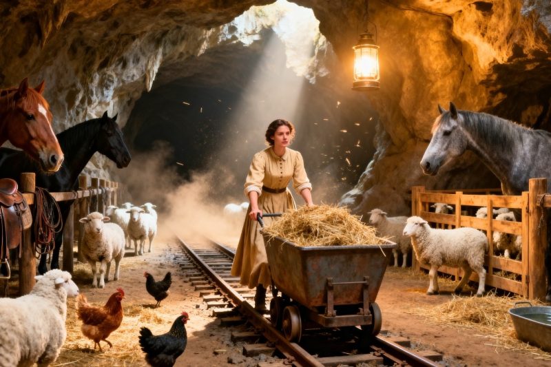 Kicked Out at 16, She Found an Abandoned Mine — She Built an Underground Stable That Never Froze