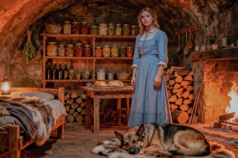 Cast Out in November, Widow and Her Dog Found an Abandoned Cellar — Great Blizzard Proved Her Right