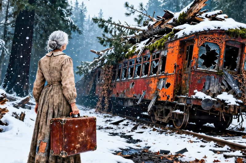 Homeless At 65, Widow Found An Unexpected ‘Treasure’ Inside A Rusted Train Car