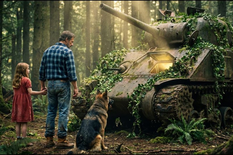 A Veteran And His Dog Found An Abandoned Tank — What Was Hidden Inside Terrified Them