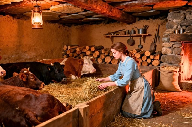 Kicked Out at 20, She Dug an Underground Hill Shelter — And Saved Her Cows at -22°