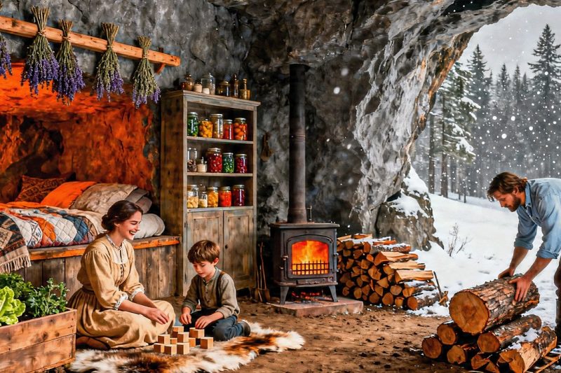 They Laughed at the Cave Given to the Couple — Until the Snow Hit 8 Feet and They Survived