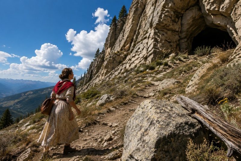 Abandoned at 19, She Followed an Old Trail Into the Mountains—What She Found Shocked the Settlement