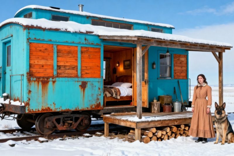Widow Hid Her Bedroom Inside a Railcar — Then the Worst Blizzard Made It Her Only Shelter