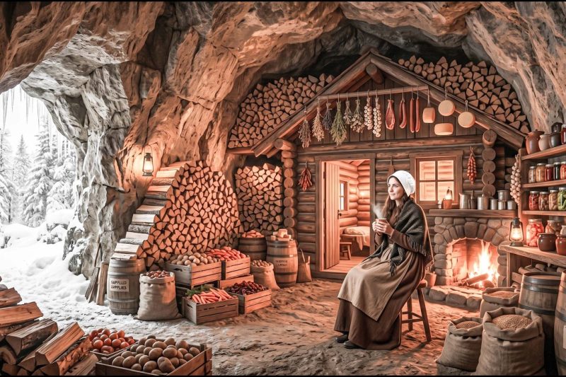 Widow Told She Would Freeze to Death — Built an Earth Home That Needed Almost No Wood All Winter