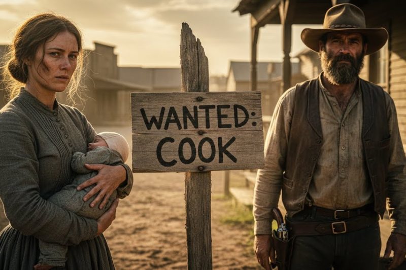 A Cowboy Widower Needed a Cook—UNTIL a Single Mother Arrived at His Ranch