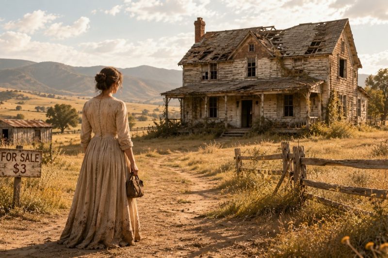 Cast Out at 19, She Bought an Abandoned Homestead for $3—What She Found Shocked the Valley