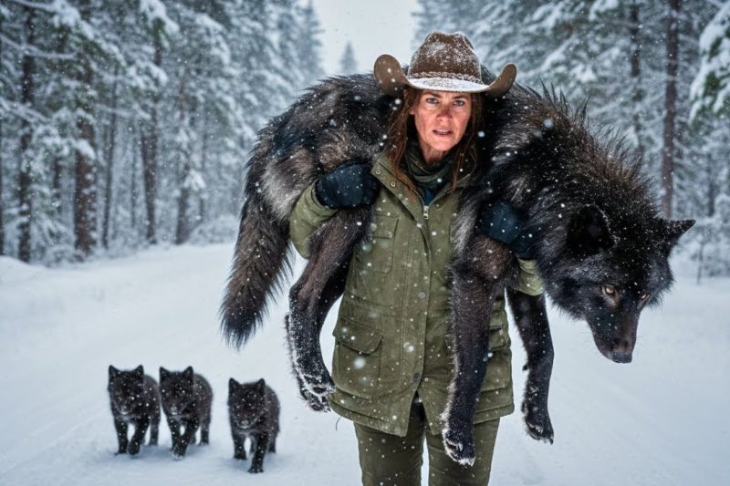 Mountain Woman Saved Dying Wolf Family — What Happened Next Changed Her Life Forever