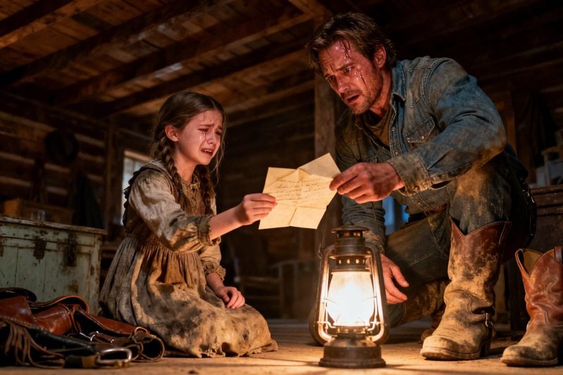 “I Found This in Papa’s Boot,” She Sobbed | What the Rancher Read Broke Him