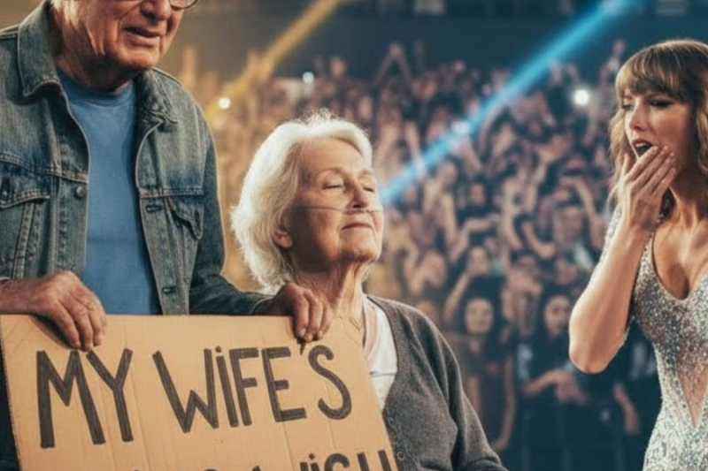 Taylor Swift STOPS concert after seeing elderly man – dying wife’s LAST WISH BRINGS 68,000 TO TEARS