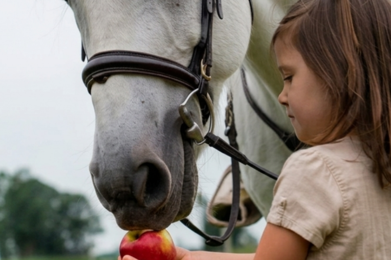 The Apple of Grace: How a Starving Girl’s Only Fruit Melted a Millionaire’s Heart and Sparked a Small-Town Revolution