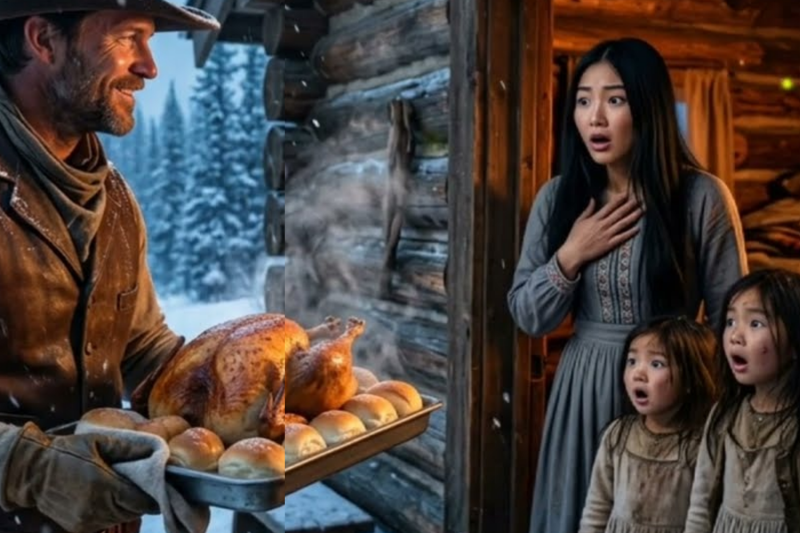 No Dinner for Christmas — Until a Lonely Cowboy Knocked on Our Door with a Feast and Never Left