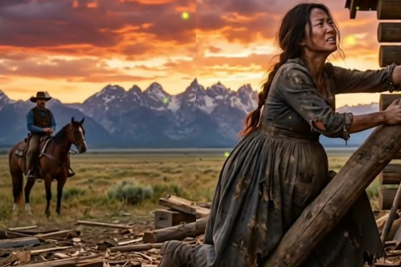She Was 8 Months Pregnant With No Husband, No Money, No Help — But She Built A Cabin