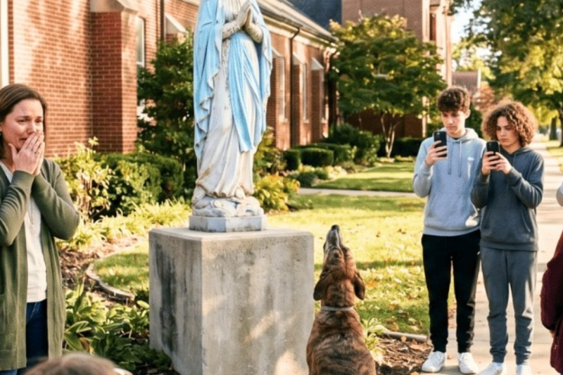 The Dog That Wept for Five Days: How a Broken Home, a Silent Priest, and a Devoted Animal Sparked a Neighborhood Miracle