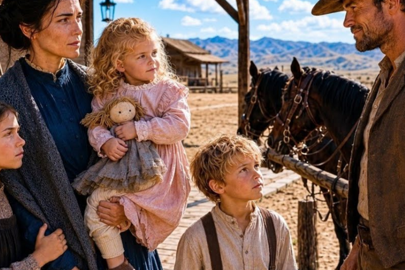 She Whispered, “No One Wants a Bride With Three Kids” — The Cowboy’s Answer Changed Everything