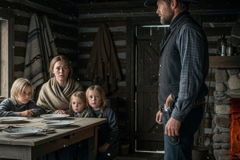 92’Pack Your Things, We’re Going Home’ The Cowboy Said After Seeing A Widow And Her Kids Eating Scra