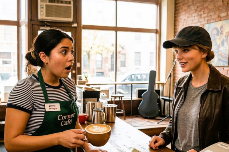 Taylor Swift Orders Coffee — Barista Doesn’t Recognize Her Until She SINGS Her Order