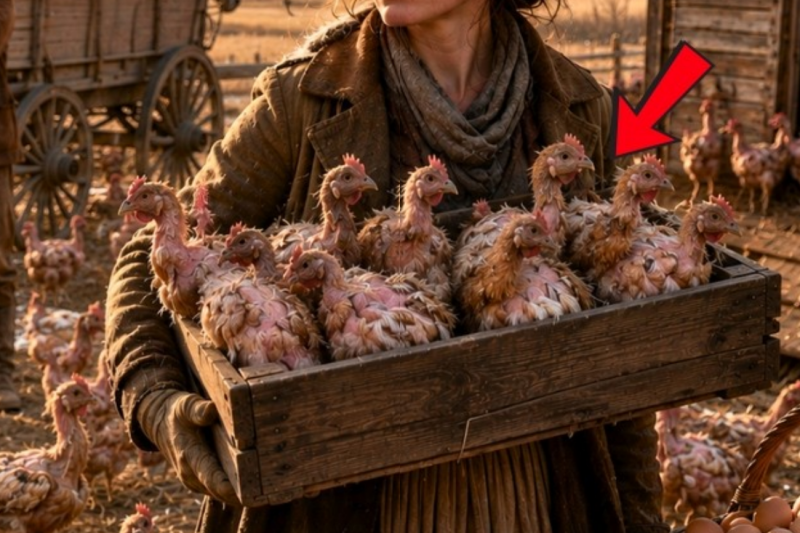She Spent Her Last $10 on 89 Dying Hens — Everyone Laughed Until Winter Filled Her Baskets with Eggs