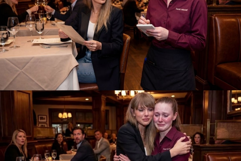 Taylor Swift saw childhood dance partner as waitress—what she did next shocked entire staff!
