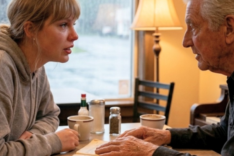 Taylor Swift Sat Next to a Stranger in a Café — His Secret Left 20,000 People Speechless