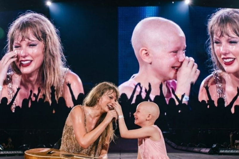 Taylor Swift brought cancer patient on stage—what she did next made 70,000 gasp!