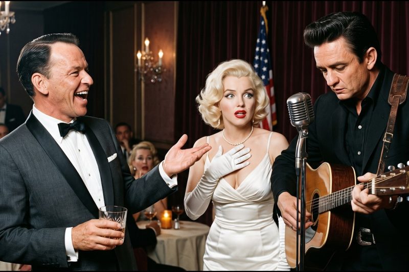 Frank Sinatra LAUGHED at Johnny Cash Onstage in 1961 — Marilyn Monroe’s Response SILENCED Everyone