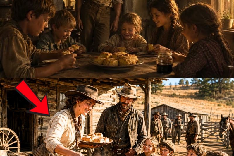 A Cowboy with Six Hungry Children Asked for a Wife Who Could Feed Them—She Fed the Whole Town