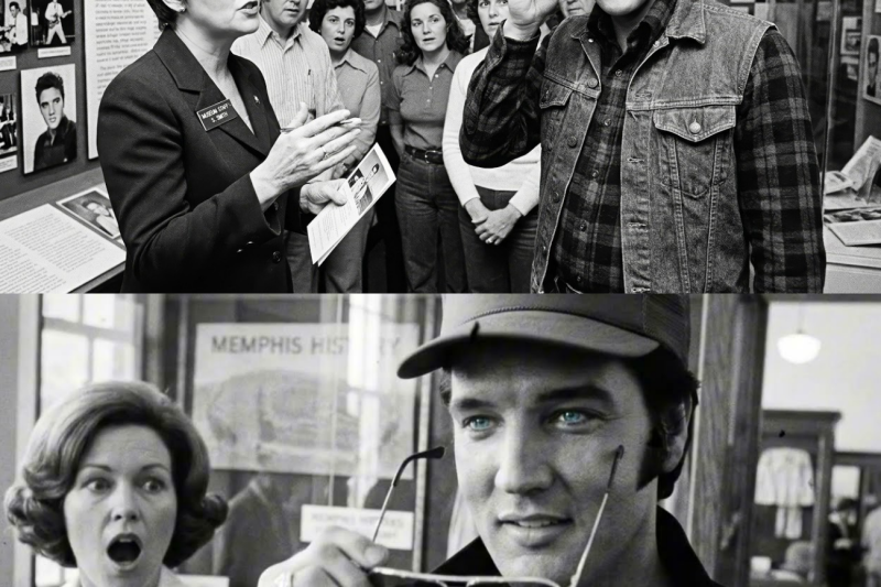 Museum Expert Didn’t Recognize ELVIS in Disguise — She Corrected HIM Until He Removed Sunglasses