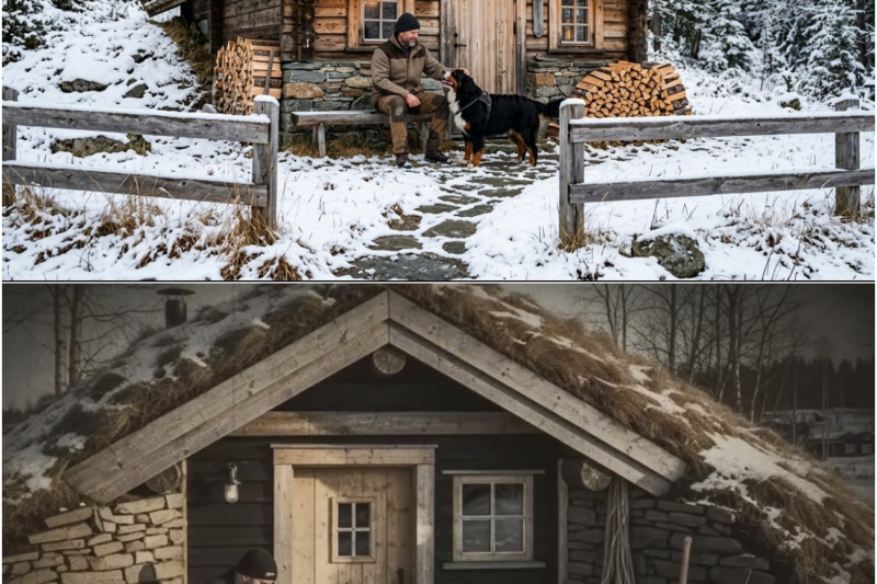 He Dug a Hidden Underground Shelter That Stayed Warm for 32 Days While Every Cabin Froze