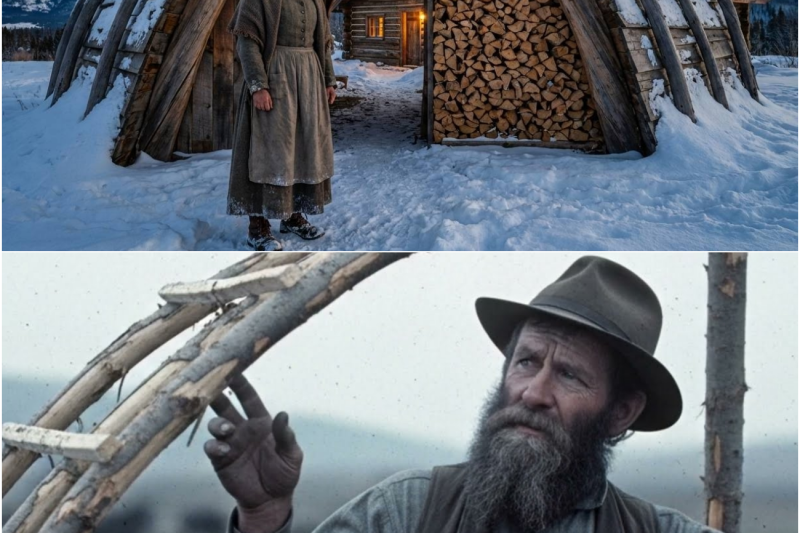 Thrown Out Before Winter, She Made a Quonset Hut for $7 — Until Her Firewood Remained Dry All Winter