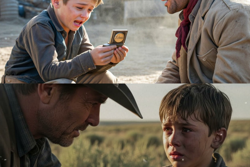 A Cowboy Found a Crying Child in the Dust — Then Noticed His Own Name on the Boy’s Locket