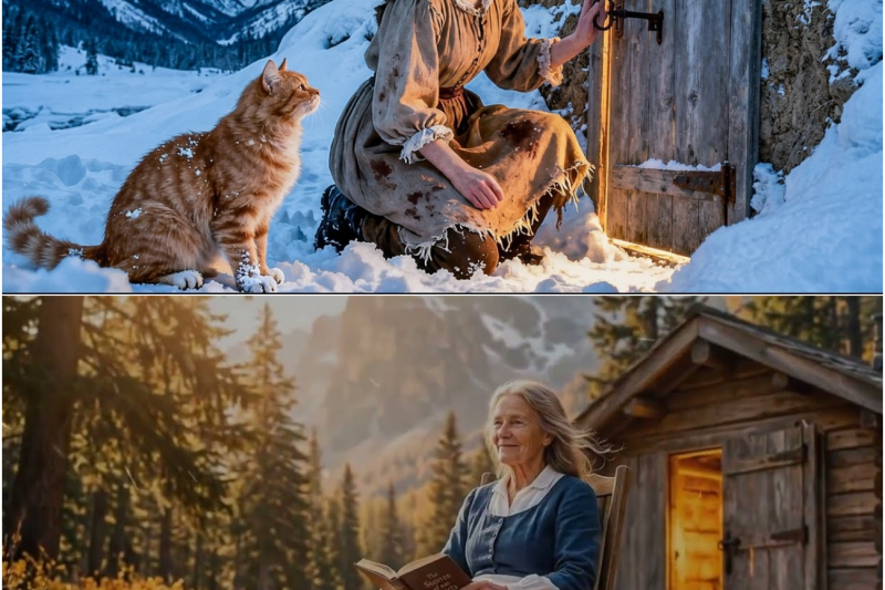 Cast Out with Her Cat, She Found a Buried Door in the Hillside—Behind It Was Winter’s Worth of Food
