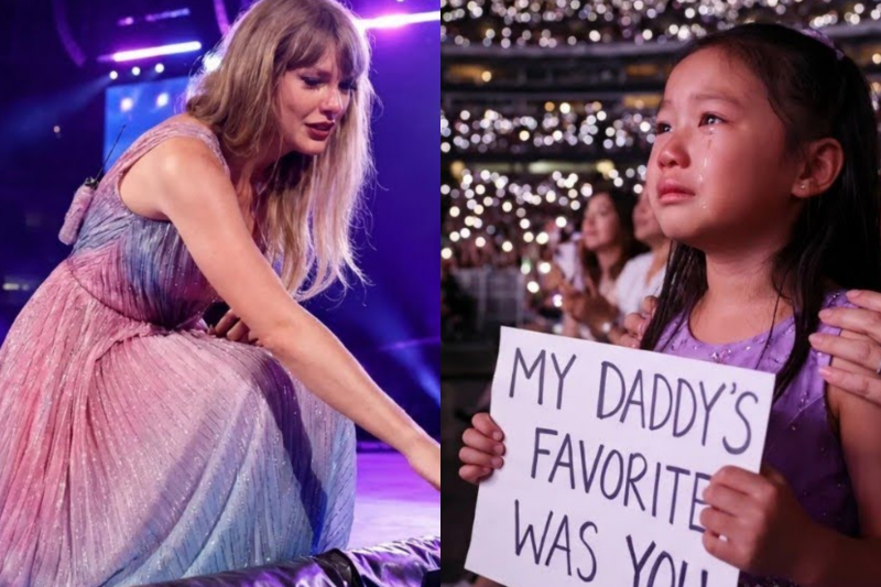 Taylor Swift STOPPED Eras Tour for crying 8-year-old — what she whispered made 70,000 people SOB