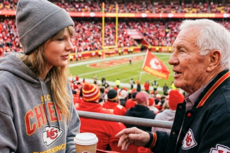 Old Man Sat Next to Taylor Swift at the Game — Travis Kelce’s Response Left Everyone in Tears