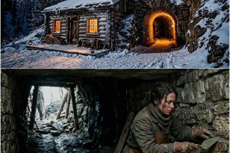 She Connected Her Cabin to the Hillside With a Stone Passage — The Freeze Hit and It Never Got Cold