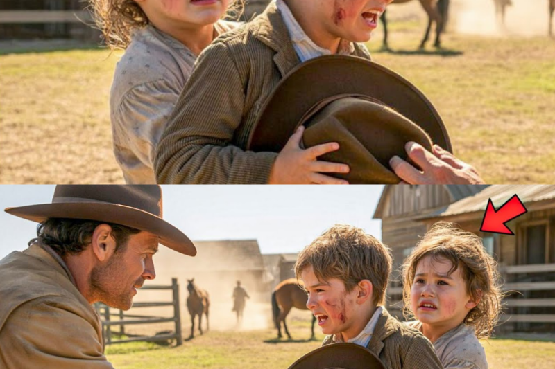 “Sir… If They Come, Hide My Sister,” He Begged — The Cowboy Didn’t Hide… He Stood To Fight