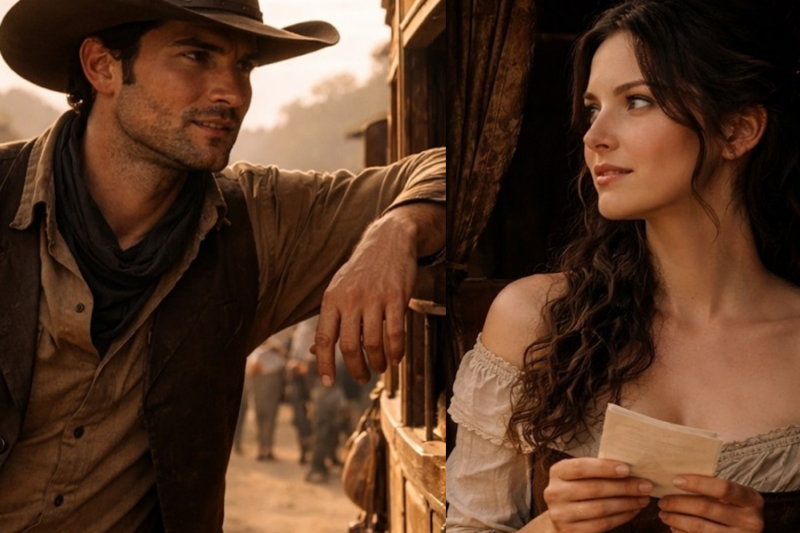 The Mail Order Bride Suddenly Arrived With Fear in Her Eyes Cowboy Said Darlin I Don’t Bite Unless