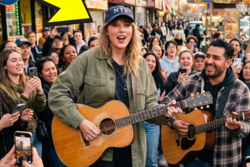 TaylorSwift Heard aBilingual Street Singer in NYC—The Moment She Joined Him Left Everyone Speechless